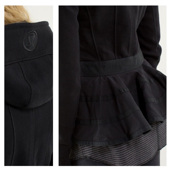 RARE LULULEMON SE Hiver 2013 Ruffled Up Scuba Hoodie - Picture 8 of 9